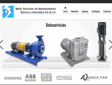 Tablet Screenshot of betaservicios.com